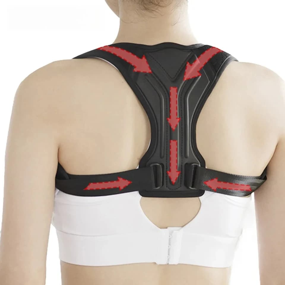 Breathable Anti-hunchback Corrective Belt Sitting Invisible Corrective Belt Back Posture Scoliosis High Low Shoulder