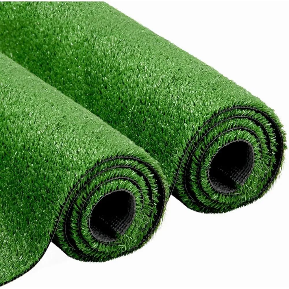 4x6m Synthetic Grass for Exterior & Interior, 0,4 Realistic Artificial Grass Carpet for Domestic Animals or Garden with Draining Holes