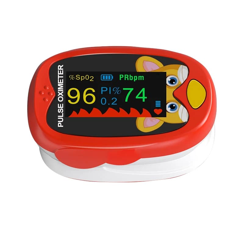 Rechargeable Pediatric Oxygen Monitor Oximeter in Children's Blood Pulse OLED Digital Oximeter Medical House