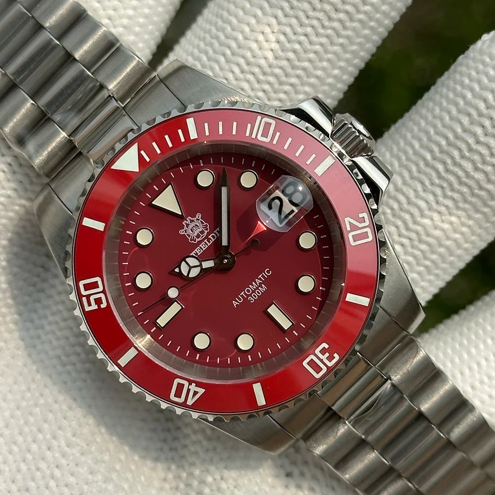 Steeldive New Watch SD1953C Water Ghost Diver Watch Men 300M Waterproof Sapphire Glass Ceramic Bezel NH35 Automatic Men Dive Wat
