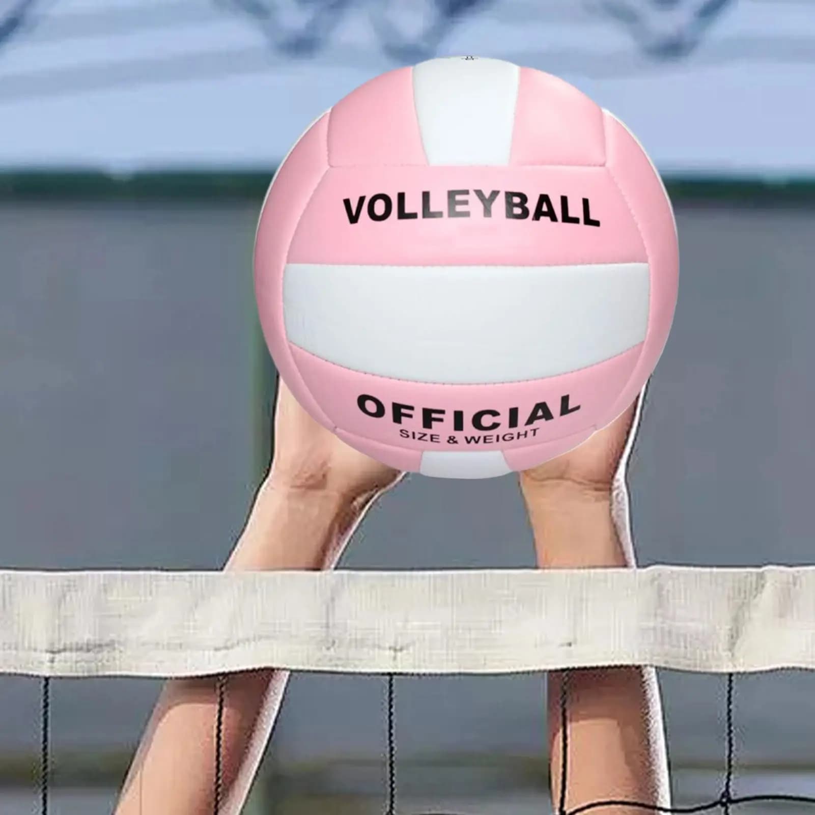 Pallone da Beach Volley Gonfiabile per Esterni, Resistente all'Usura, Morbido, per Allenamento, Pratica, Sport di Squadra, Scuola, Parco