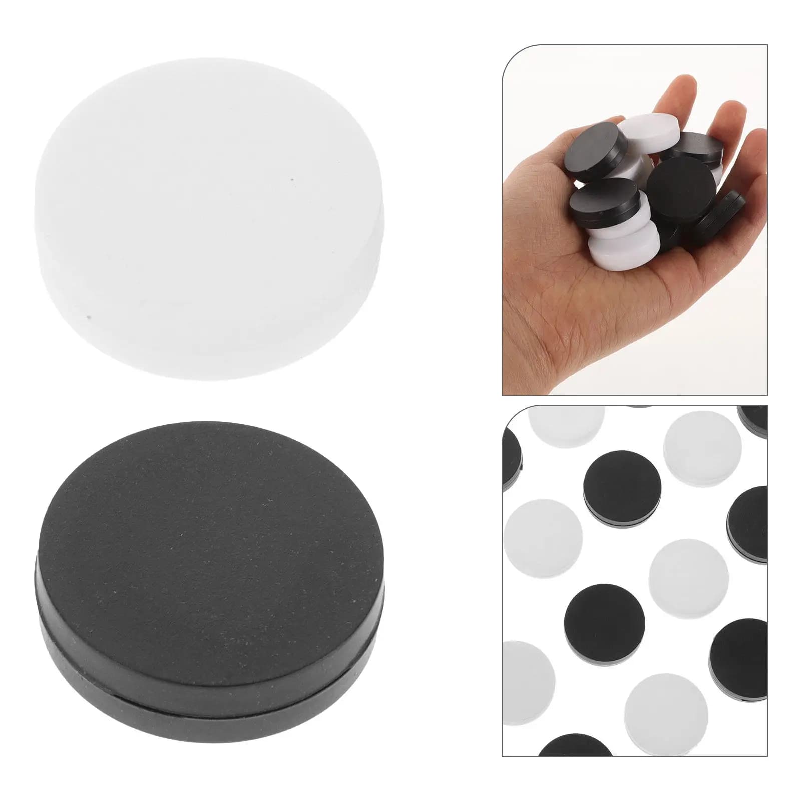30 Pezzi Rotondi in Plastica per Dama, Accessori per Giochi da Tavolo, Regole Semplici, Per Tutte le Età, Ottima Fattura, Facili da Pulire, Backgammon