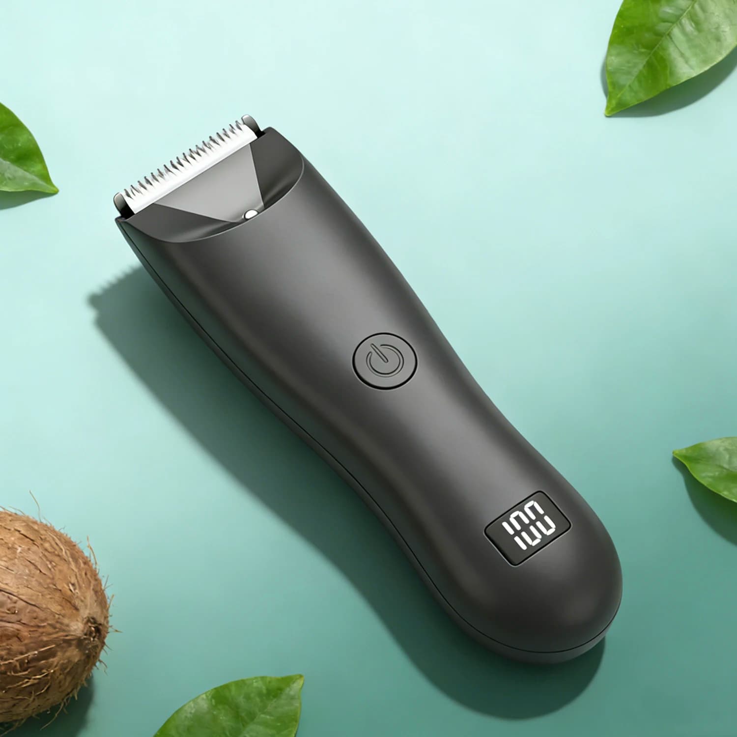 Rasoio Elettrico per Peli Pubici e del Corpo, Trimmer per Peli Corporei, Rasoio Elettrico per Ascelle, Kit per la Cura del Corpo