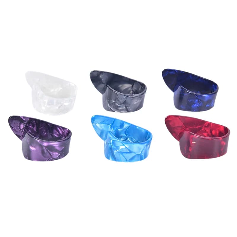 1 Pc Thumb Finger Guitar Pick Acoustic Electric Celluloid Mediator Thumbpicks