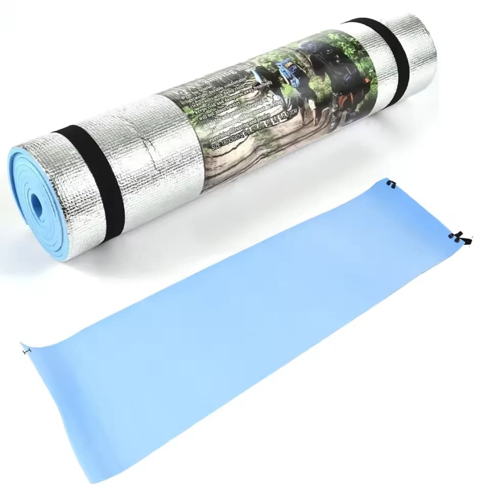 10mm Thickened Yoga Mat Anti-skid Sports Exercise Mat Moistureproof Camping Picnic Mat EVA Foam Sleeping Pad for Yoga & Pilates