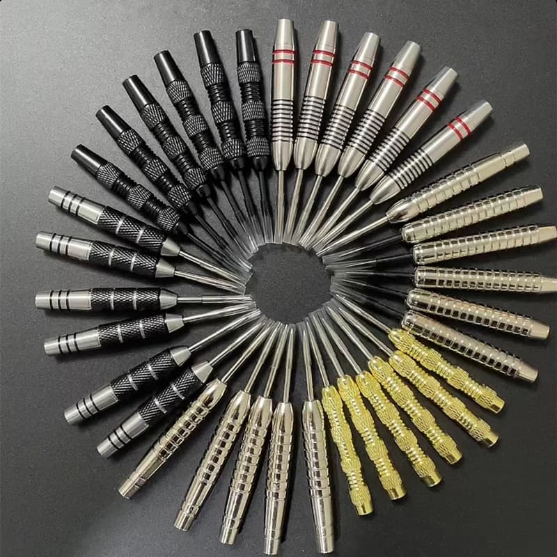 New 6 dart tips, exquisite engraved patterns, new technology, entertainment game dart accessories