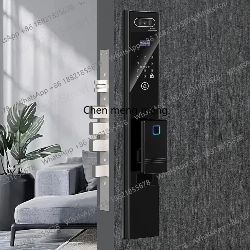 Serratura Intelligente Handaily con Riconoscimento Facciale e Impronte Digitali, Videocitofono Biometrico, Facile Installazione tramite App per Casa