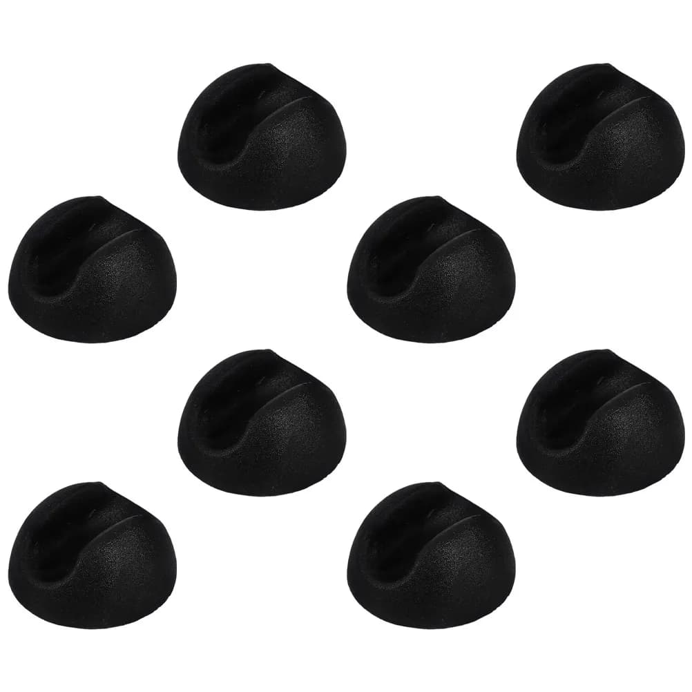 8Pcs Hairpin Leg Feet Covers Non-Slip PVC Hemispherical Protectors Floor Protection Chair Table Leg Guards Furniture Stability
