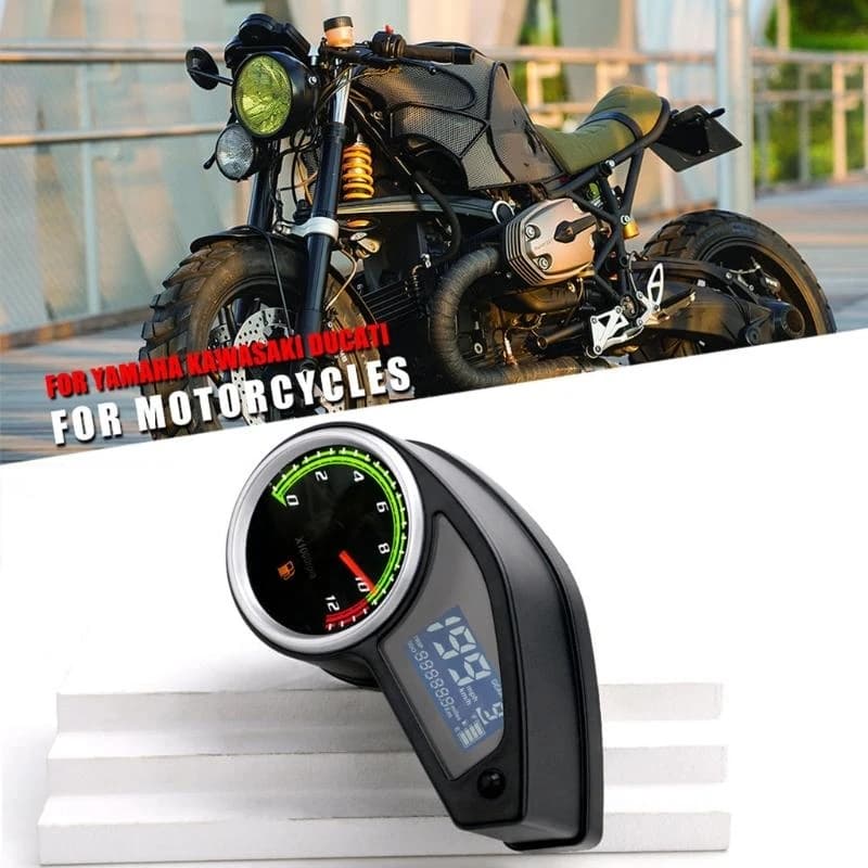 547B Digital Display Water Thermometer Universal Motorcycle Instrument Digtal Speedometer Meter Dashboard