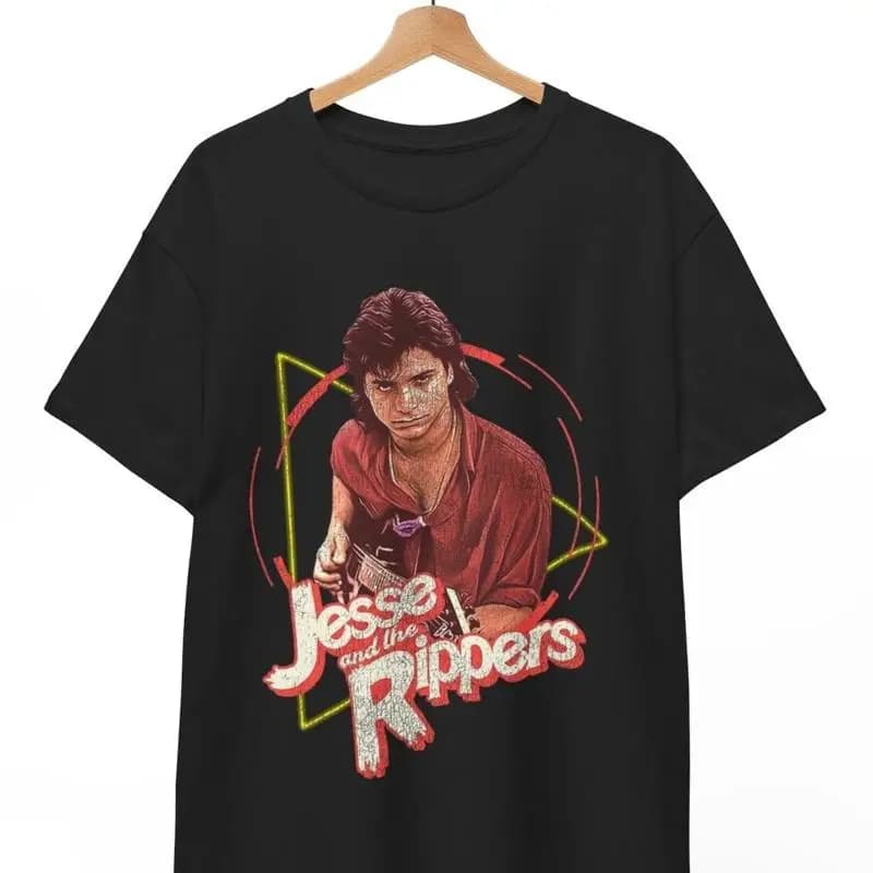 Jesse And The Rippers T Shirt Fake Band Pop Culture Abbigliamento Musica