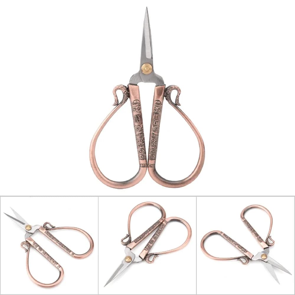 European Style Stainless Steel Cross Stitch Scissors Vintage Sharp Embroidery Scissors Sewing Shears Sewing