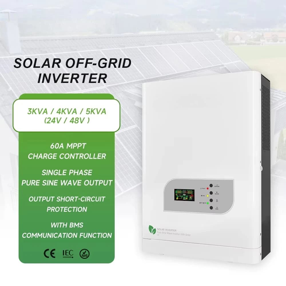Convertitore solare di potenza del controller dell'inverter solare da pannello 3KW 24V fuori rete