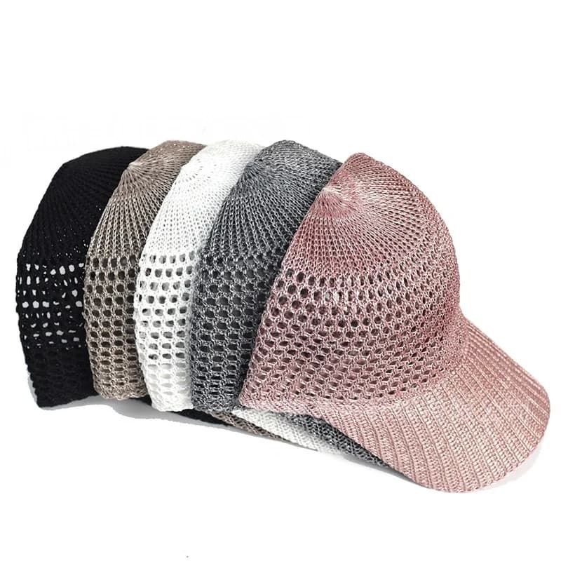 Cappello da Baseball con Protezione Solare, Cappello Estivo Traspirante a Rete, Cappello da Pesca con Visiera per Protezione UV