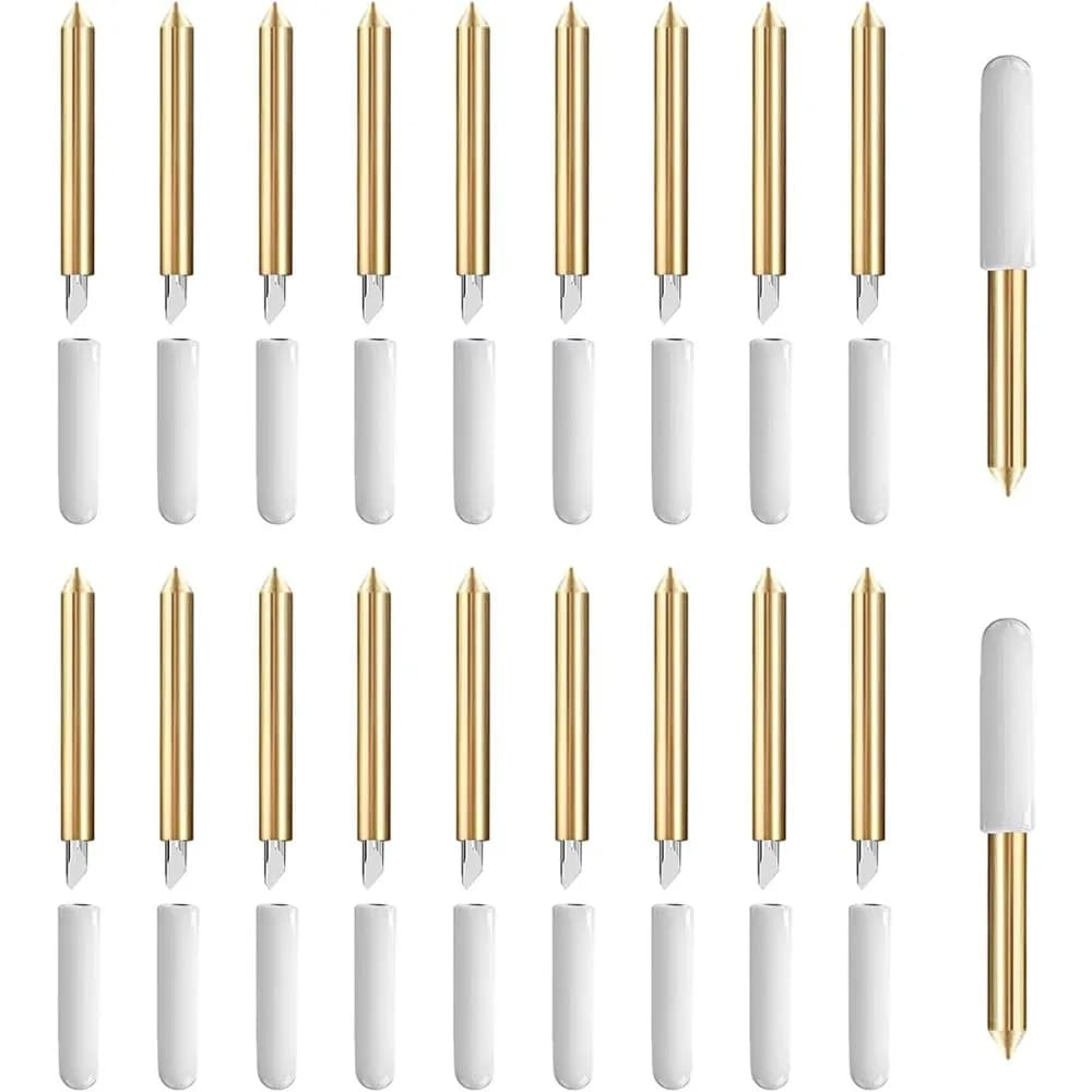 20Pcs Fine Point Blade for Cricut Maker 3 Explore 3 Air 2 Replacement Cutting Blades for Vinyl Cardstock Foi