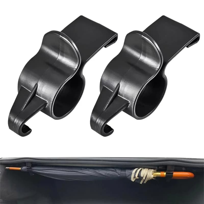 2pcs Car Umbrella Holder Umbrella Holder Hanger Durable Universal Easy To Use Car Trunk Organizer Umbrella Accessories