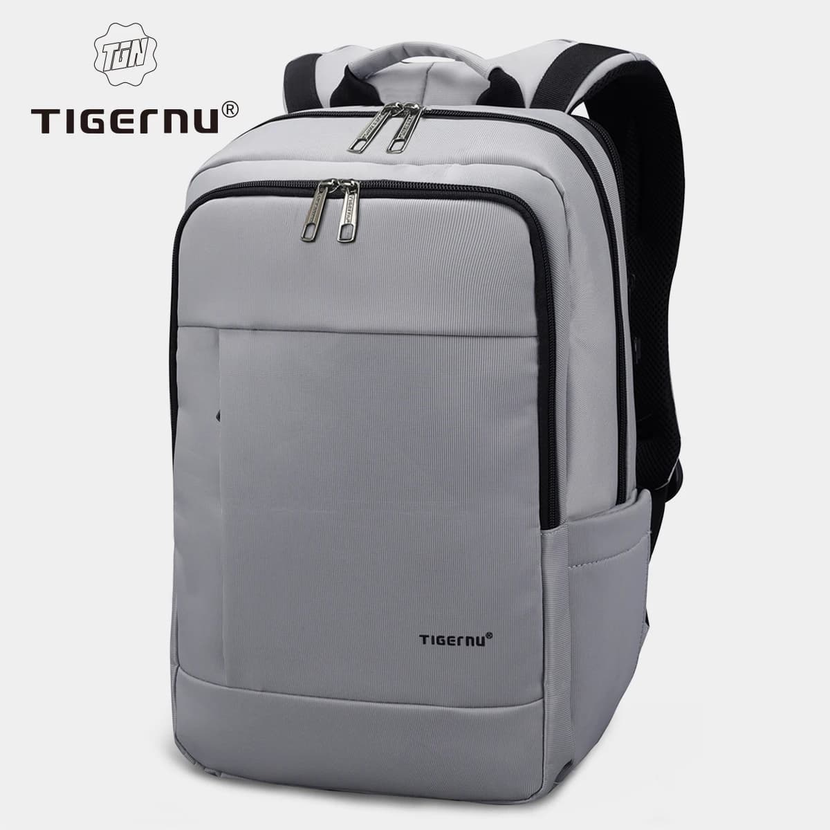 Tigernu Zaino da 17 pollici Zaino da uomo antifurto da uomo Borse da viaggio Zaino in nylon impermeabile Borse da uomo Zaini per studenti Zaino