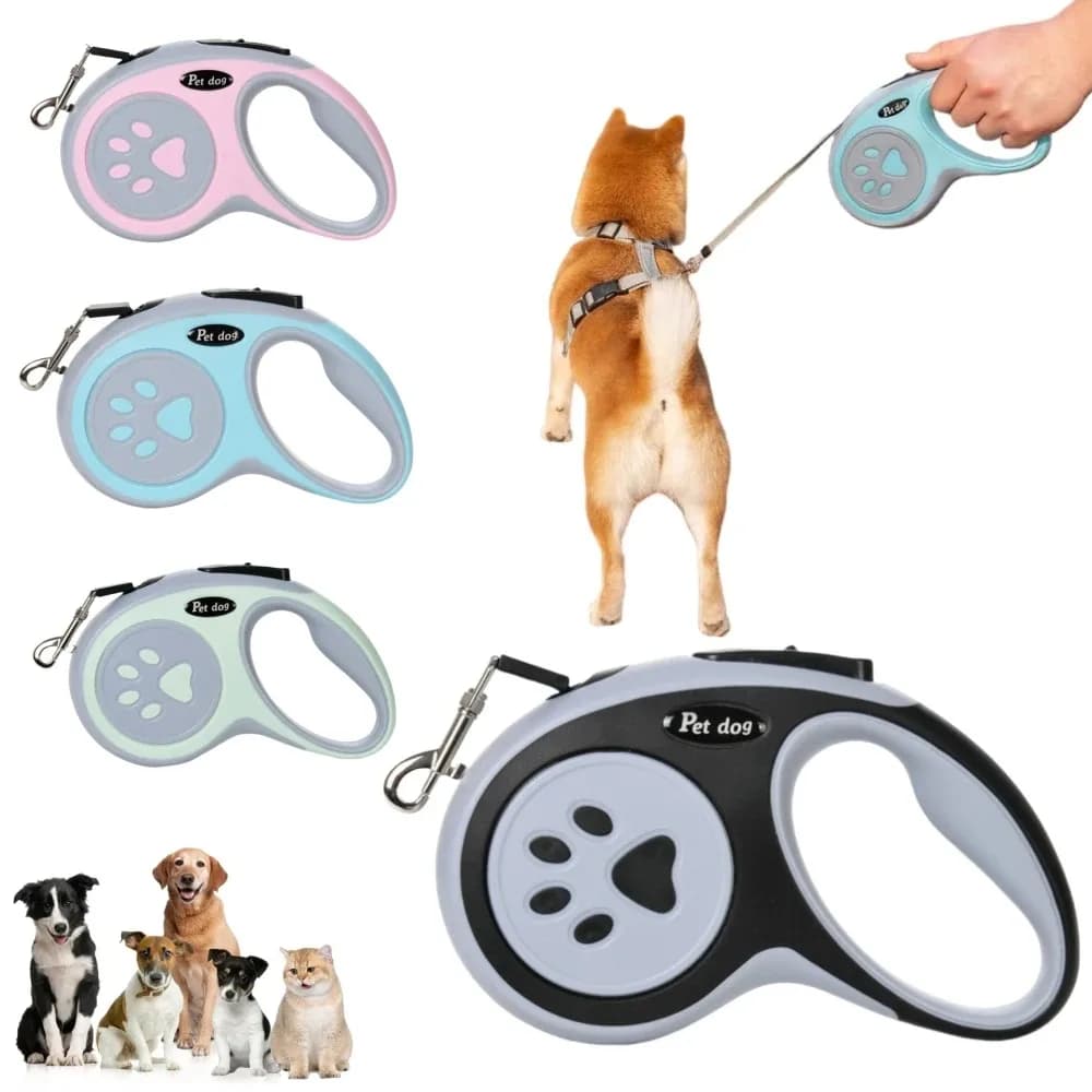 5m Pet automatic retractable traction rope, outdoor dog walking rope, dog chain, pet supplies