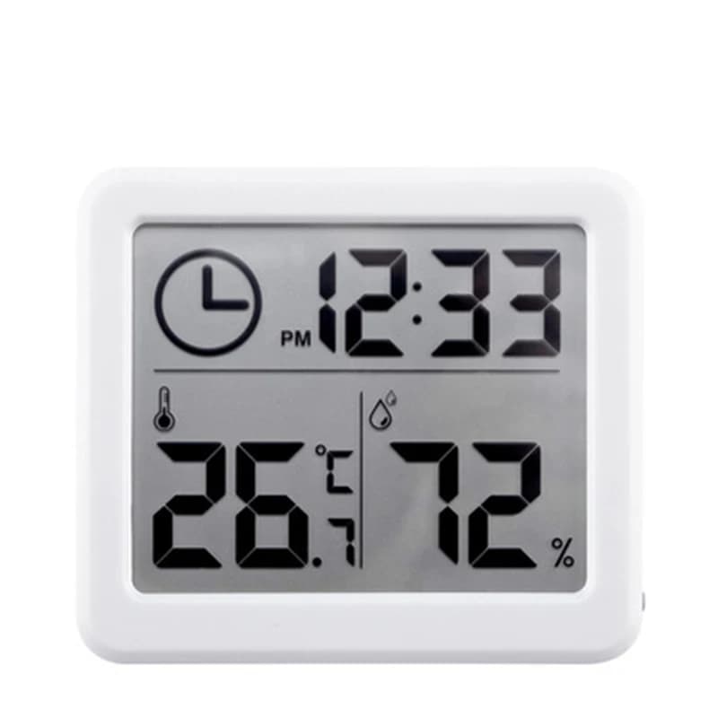 Digital Clock Table Clock with Temperature Humidity Wall Clock for Home Kitchen Desk Decorations for Office NIDITON