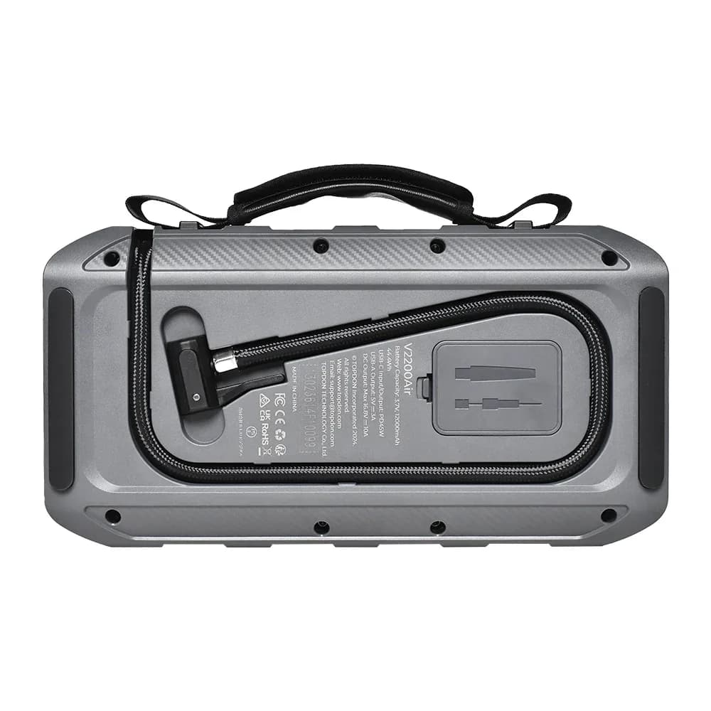 Topdon V2200 Air Batteria portatile Power Bank Multi funzione Super condensatore Avviatore di emergenza per auto e compressore d'aria