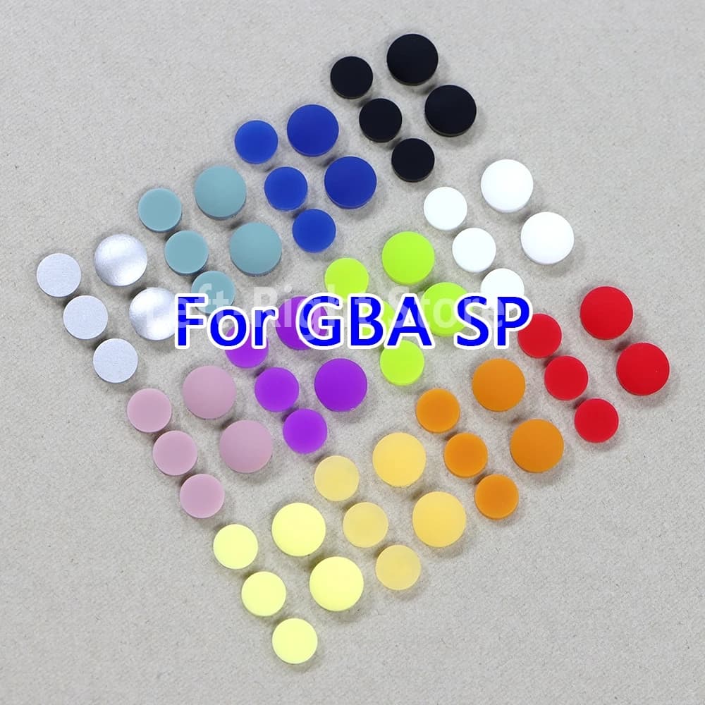 30sets Rubber Plug Screw Dust Plug Cover Replacement For Gameboy Advance SP for GBA SP Housing Shell
