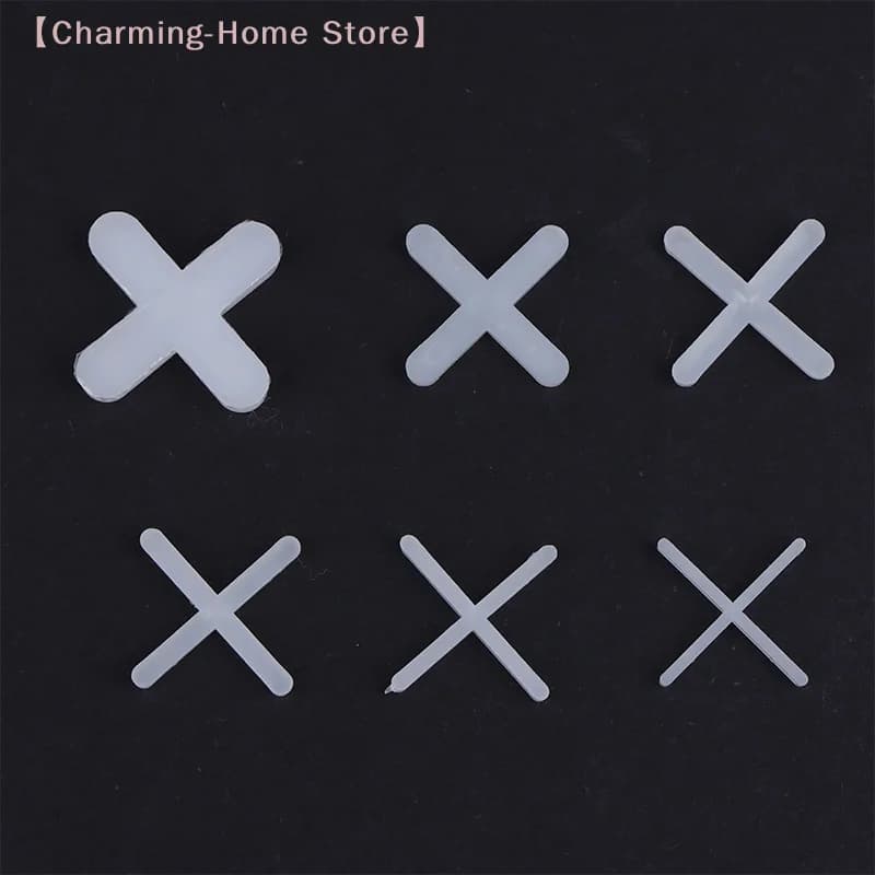 500 Pezzi Clip Distanziatori in Plastica da 1/1.5/2/2.5/3/5 MM per Sistema di Livellamento Piastrelle in Ceramica, Strumenti per Costruzione Pavimenti in Ceramica