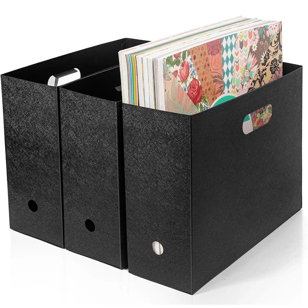 Scatola portaoggetti per documenti per ufficio organizzatore da tavolo pieghevole libri multifunzionali articoli vari smistamento portaoggetti forniture per ufficio