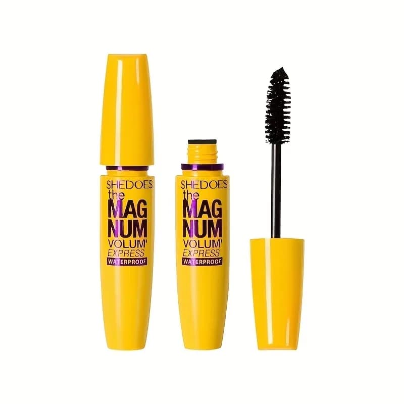 Waterproof black eye and slender, thick, natural, easy to apply, long-lasting yellow eyes and black fats
