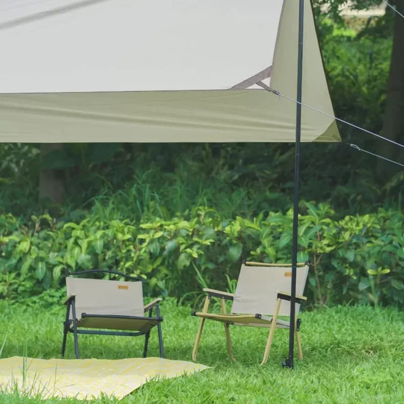 Supporto regolabile per palo da tenda da campeggio, staffa di grande diametro, accessori per tenda da campeggio, base per tubo di fissaggio del montante