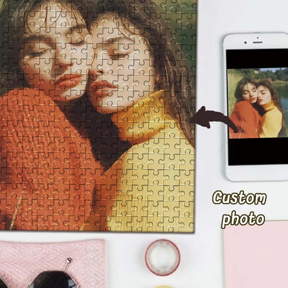 DIY custom puzzle, Upload photos to customize wooden puzzles Puzzle wooden puzzle, Halloween, Christmas, birthday gift