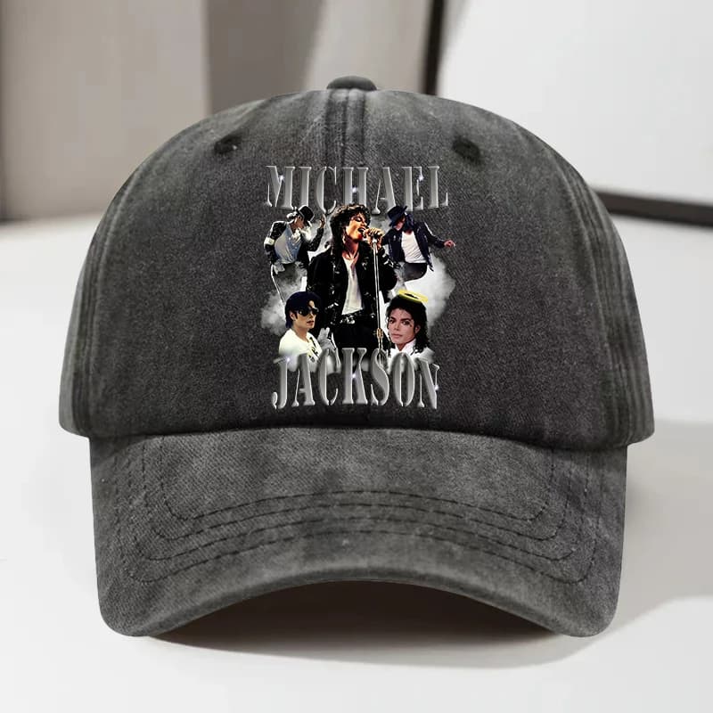 Michael Jackson Baseball Cap Men Women Music Star Retro Sun Hat New Outdoor Sports Sunbonnet Spring Autumn Headgear Adult Gift