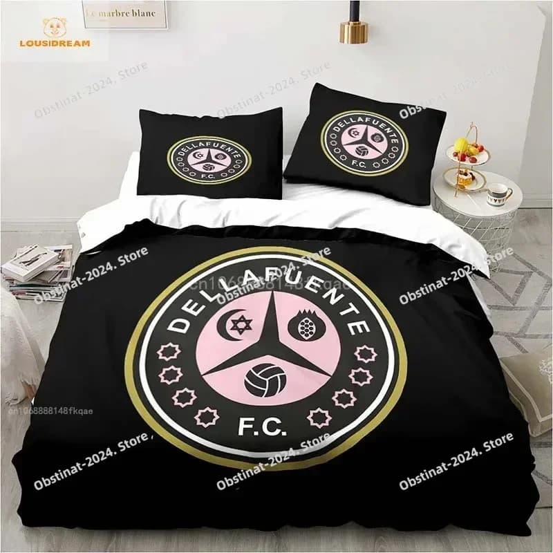 Dellafuente Modello d'arte classica Regalo di Natale King Twin Set biancheria da letto matrimoniale per bambini Set copripiumino in microfibra o poliestere