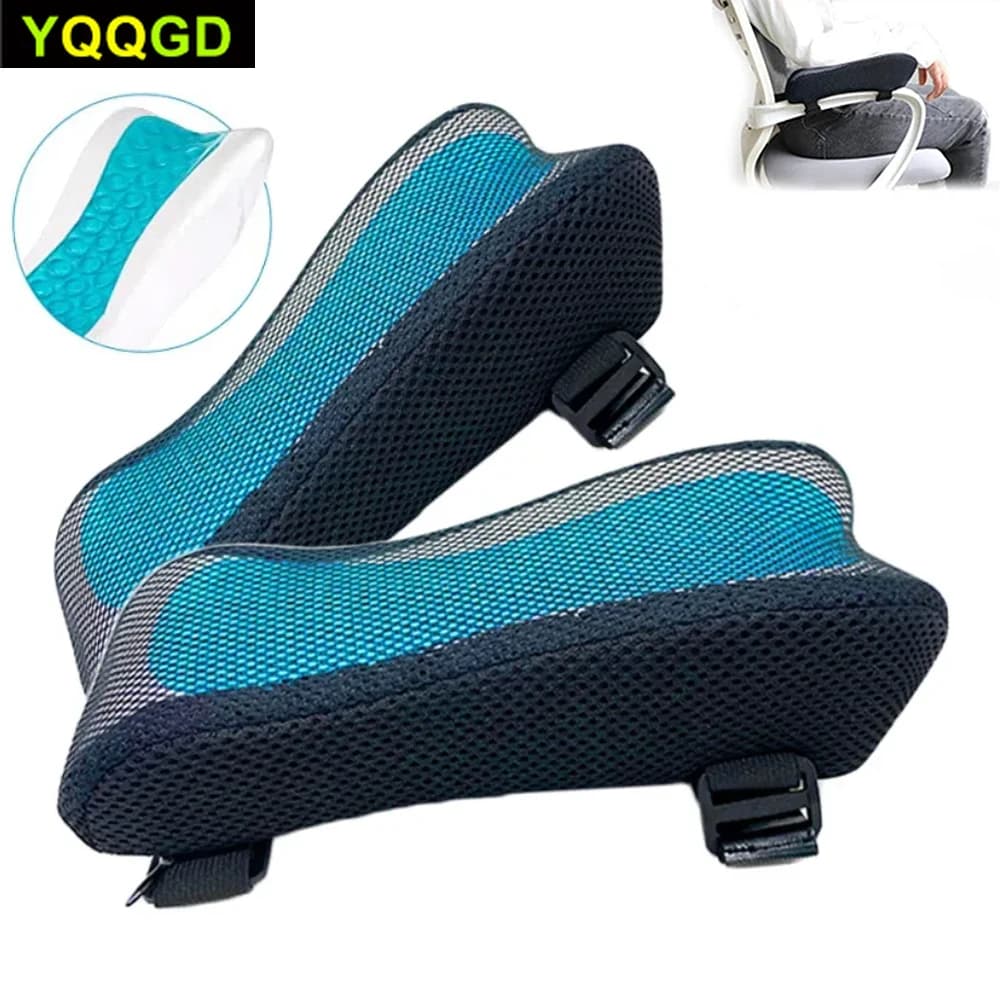 Cuscino per bracciolo per sedia da ufficio Cuscino per gomito Cuscino di supporto confortevole Cuscino per divano interno in memory foam per sedia da gioco per ufficio domestico