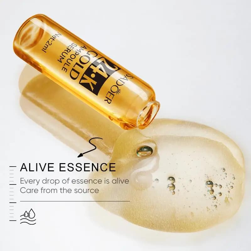 SADOER 7 Pz/Scake Hydrating Shaking Essence For Hydrating Face Vitamin C Essence For Face 24k Gold Fiala Essence