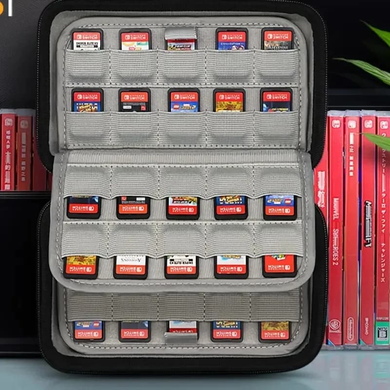 80 porta carte da gioco e scatole portaoggetti adatte per giochi Nintendo Switch, giochi PS Vita o carte SD