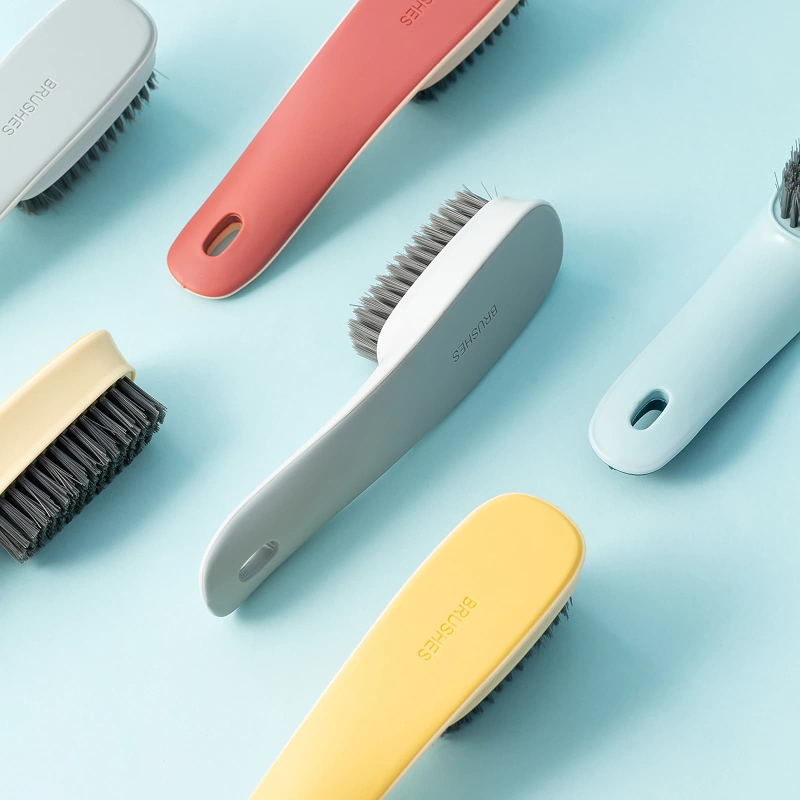 Spazzola per Pulizia in Plastica, Spazzola Multifunzionale per Scarpe e Vestiti, Accessori per Lavaggio Domestico e Commerciale