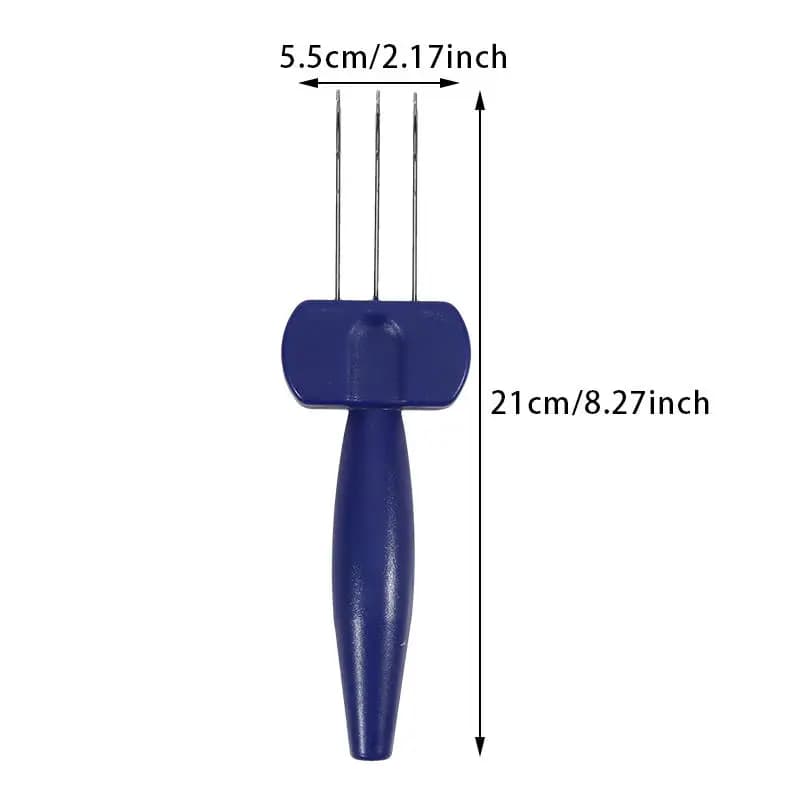 Strumento per Uncinetto Portatile, Ago a Cerniera 3,4 per Progetti di Lavoro a Maglia, Accessori per Bordature e Finiture