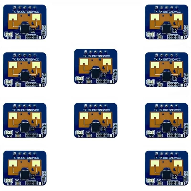 AA08-Sensore radar di presenza umana Modulo sensore radar a onde millimetriche 24G Modulo di rilevamento del movimento