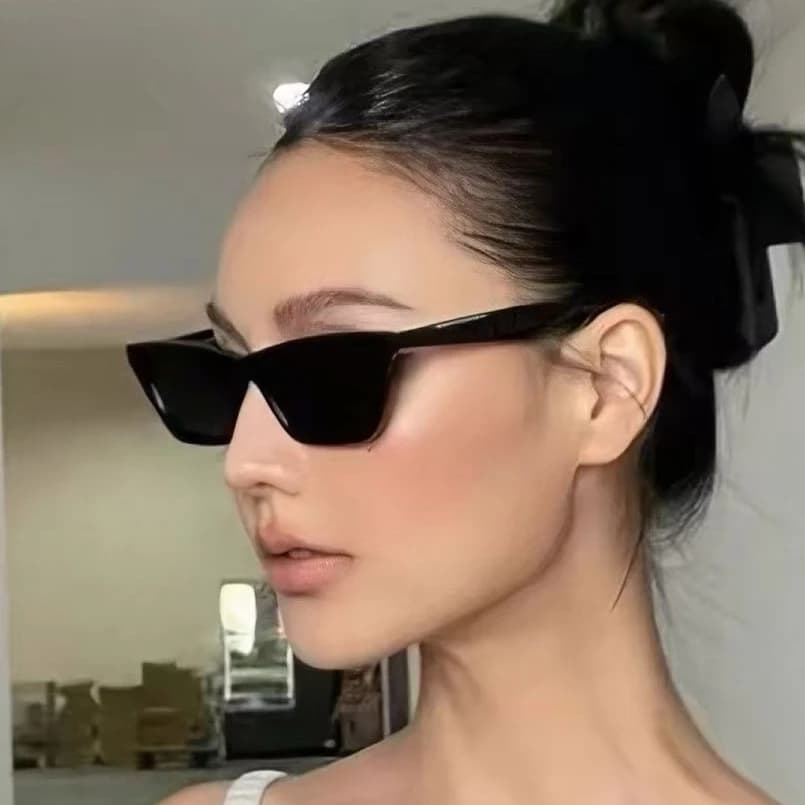 Nuovi Occhiali da Sole Neri Stile Cat Eye per Donna e Uomo, Occhiali da Sole di Marca alla Moda, Specchiati, per Esterni e Viaggi, Oculos De Sol