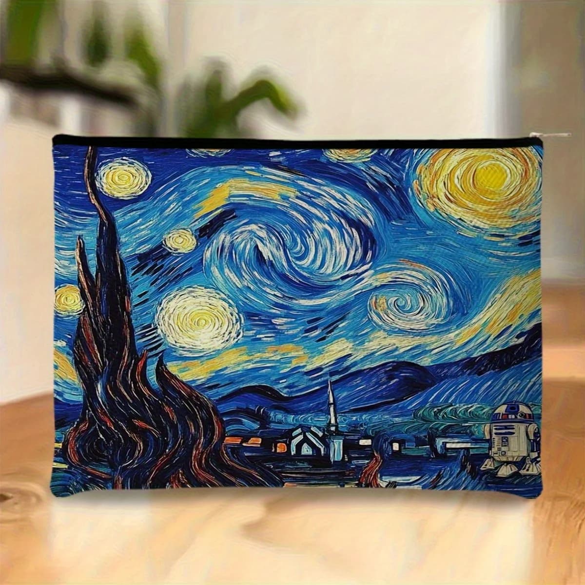 AVan Gogh Starry Night Make-up Bag - Nice multifunctional case with zipper for woman, bag to store jewelry
