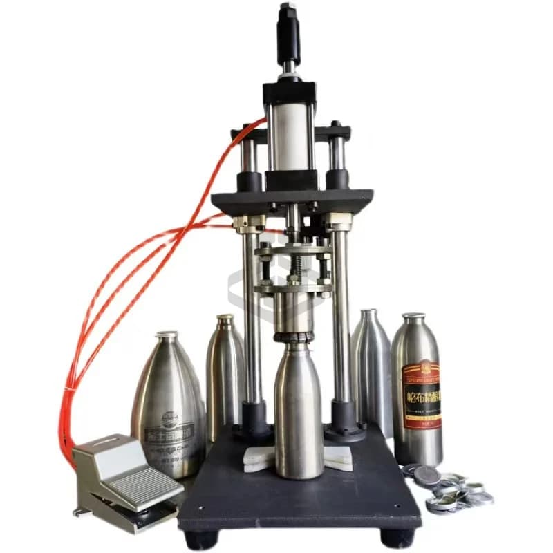 Plastic Big Bucket Lids Pressing Sealing Machines Barrel Capping Machine Oil Drum Paint Bucket Capping Machine 50-180MM