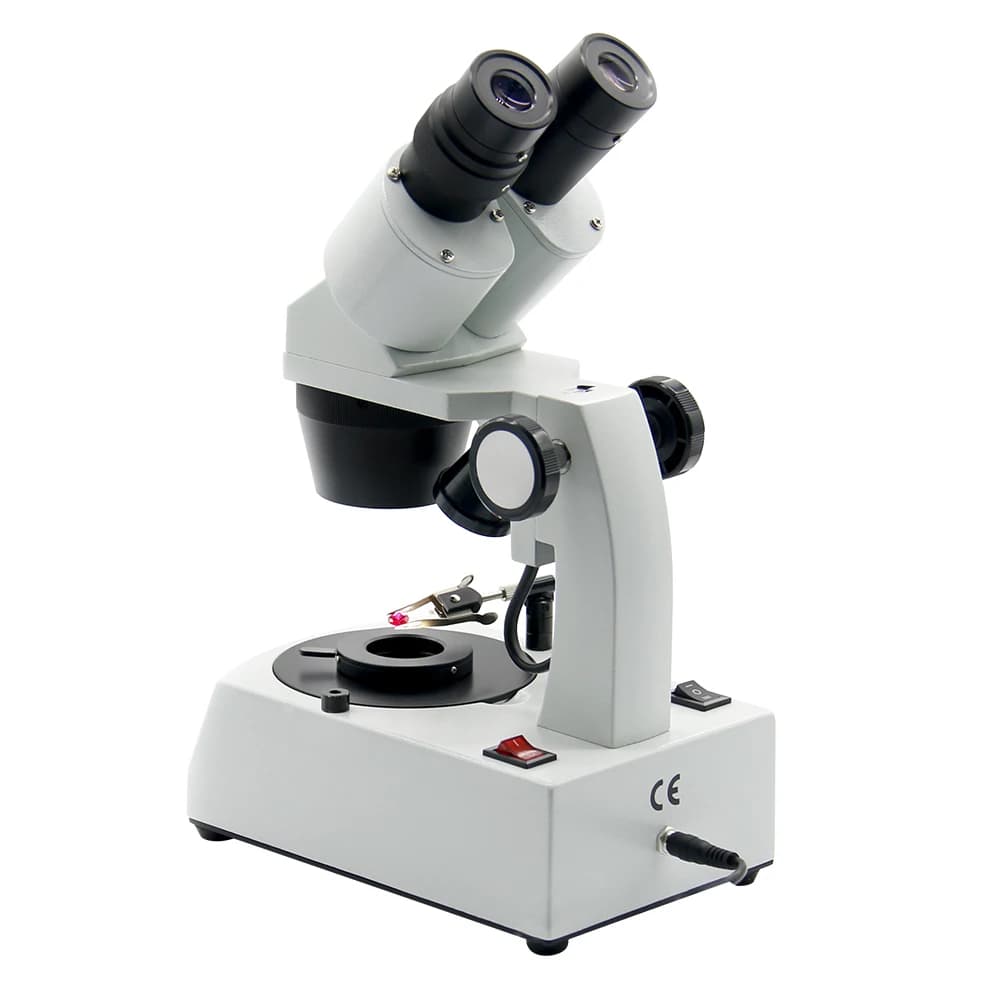 Professional high-quality 2nd generation straight-arm gem microscope with F19 binocular lens