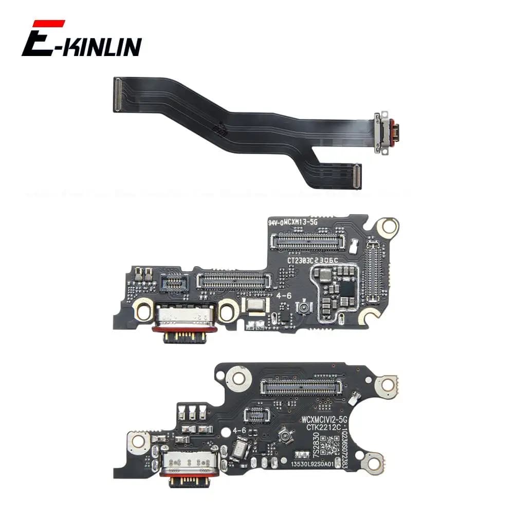 Cavo flessibile con porta di ricarica USB e microfono per Xiaomi Mi 13 Lite 12 12S 12T 12X Pro Ultra - Ricambi