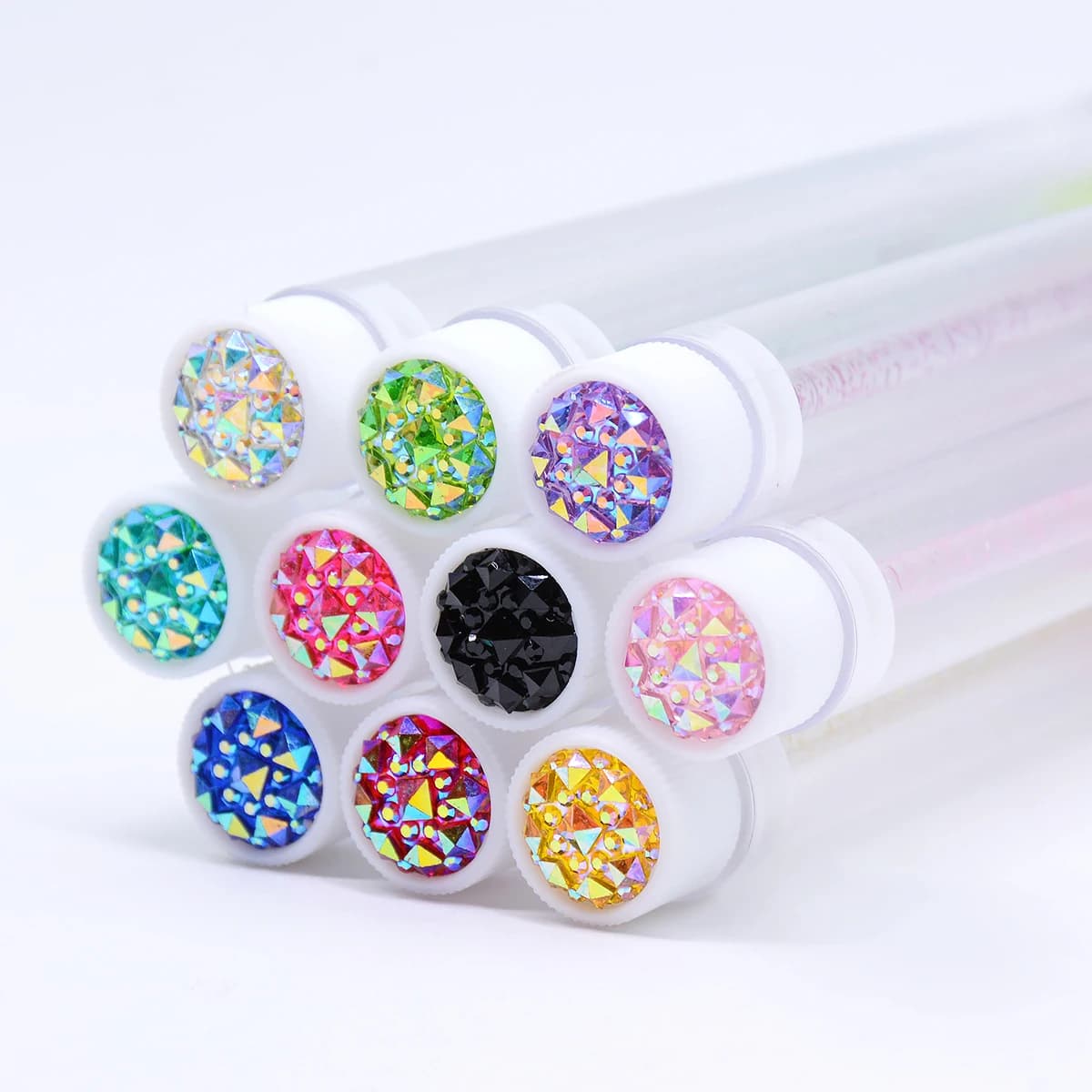 Pack of 50 Mascara tubes with Brush applicators for Eyebrows and Eyebrows, Makeup Tools