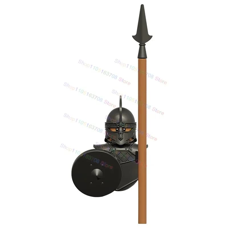 Serie Comie: Blocchi da Costruzione, Action Figure Nere, Accessori per Lancia Marrone, Giocattoli Puzzle per Bambini, Regali LK0005