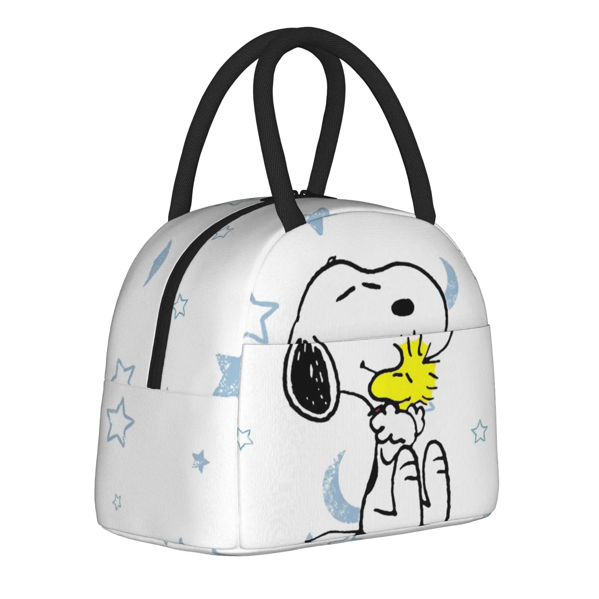 Borsa termica per il pranzo Snoopys Woodstock, grande contenitore per il pranzo, borsa termica, borsa per il pranzo, borsa per il lavoro, borsa per il viaggio, borsa per la conservazione degli alimenti