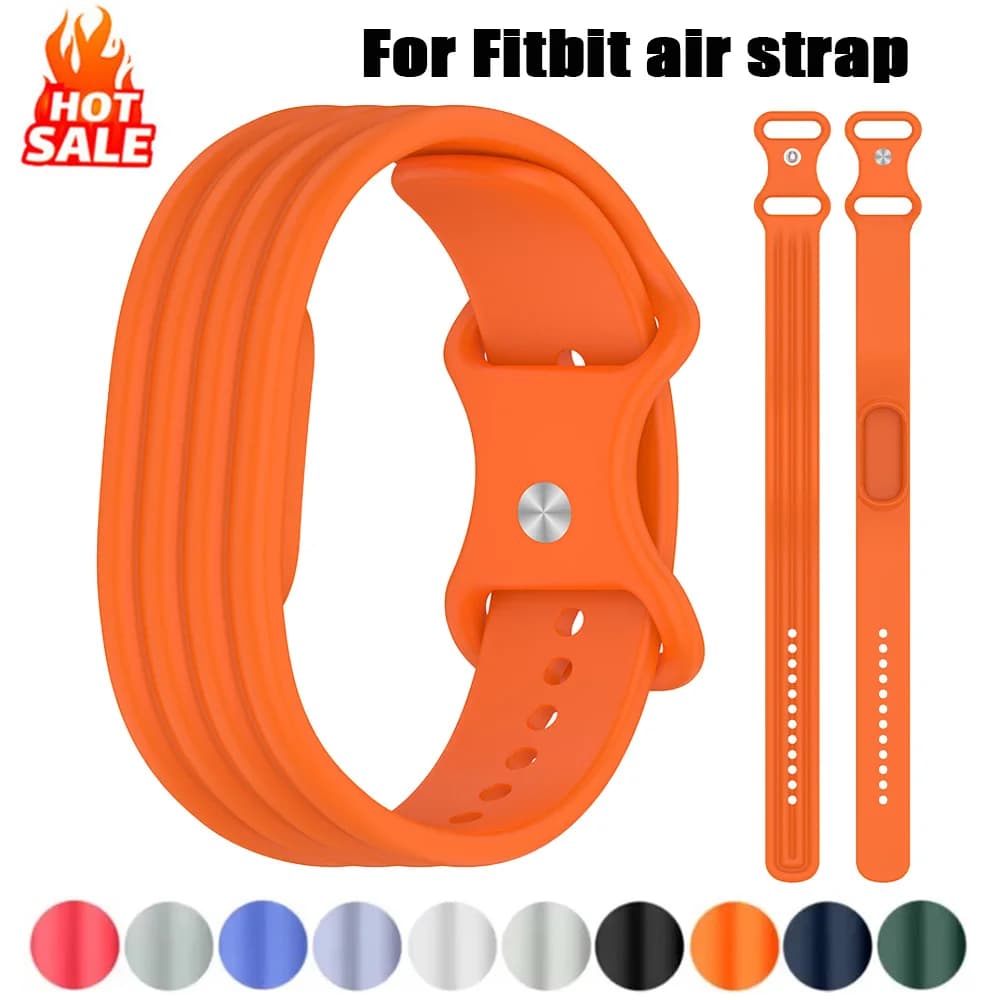 Original Silicone Straps for Google Fitbit Air band skin-friendly Breathable Bracelet Correa fitbit air Replacement Accessories