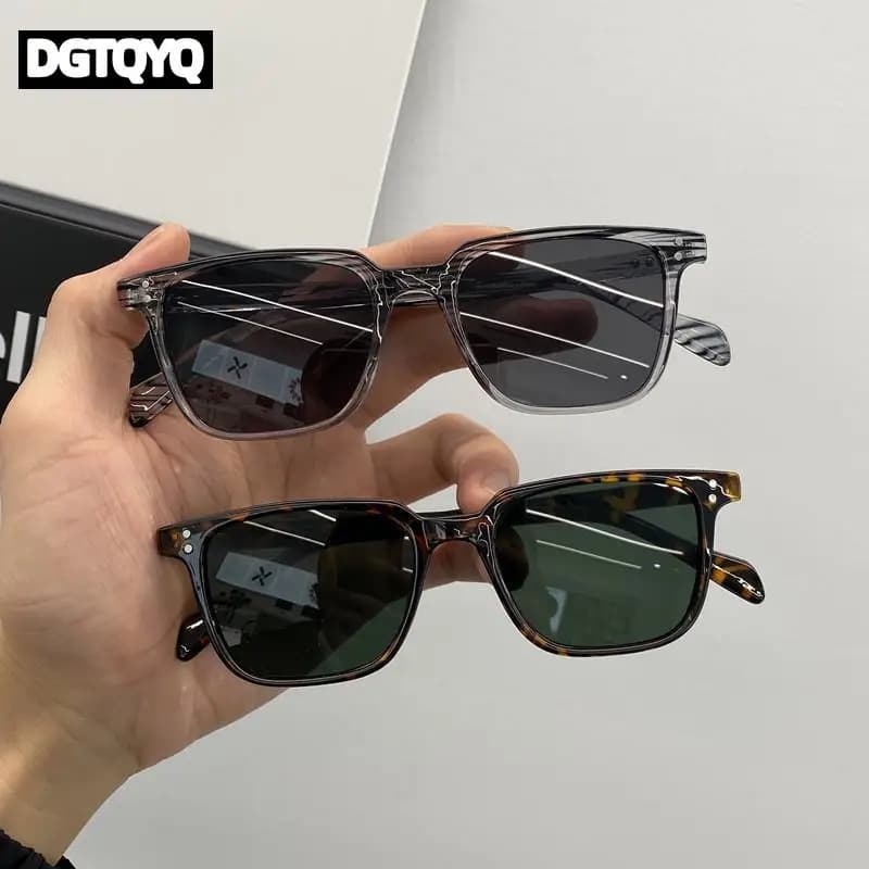 Rectangle Sunglasses Women Men Polygon Luxury Fashion Designer Square Sun Glasses for Women Shades Female Eyewear Unisex Glasses
