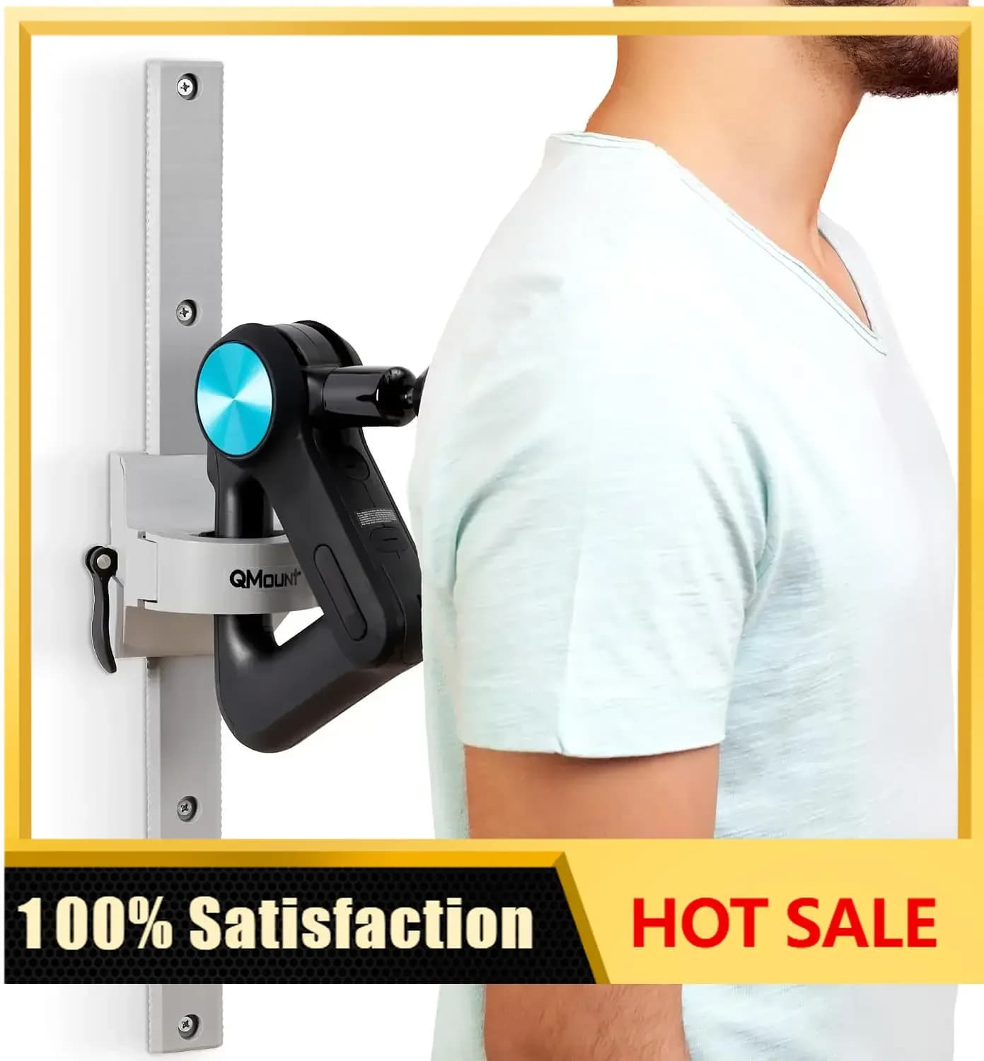 Massage Gun Holder & Wall Mount - Hands-Free for Full Body Muscle Recovery - Fully Adjustable Massage Gun Wall Mount Holder