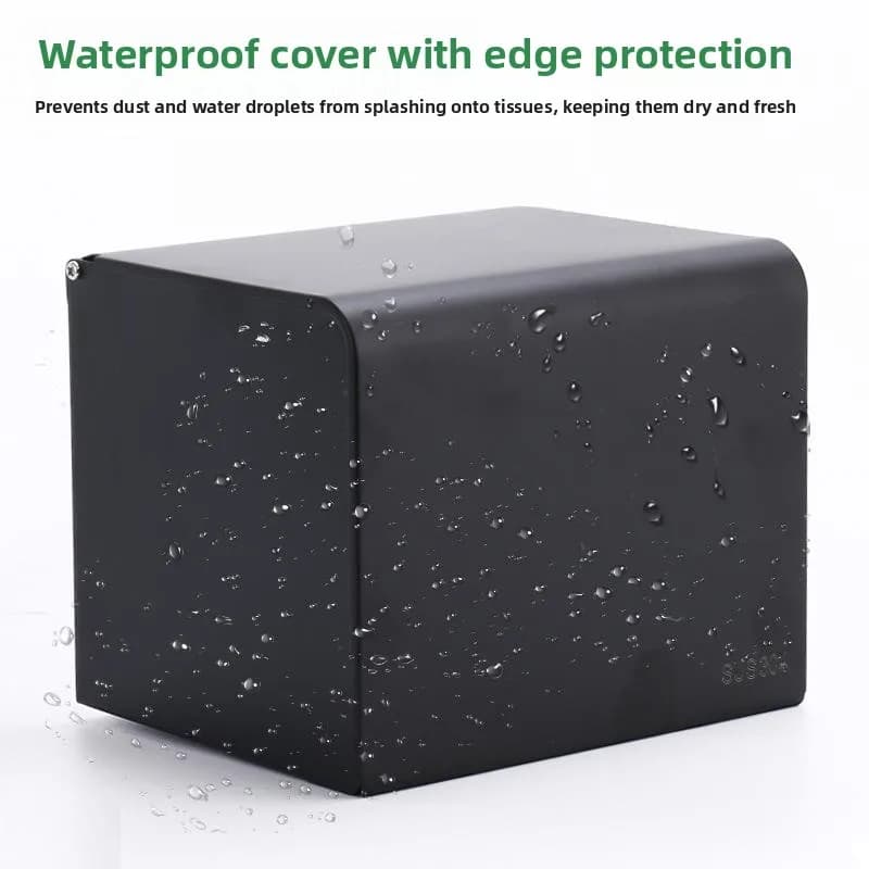 Square Stainless Steel Tissue Box Waterproof Toilet Paper Holder Dual Use Home Direct Supply No4 Bathroom Organizer