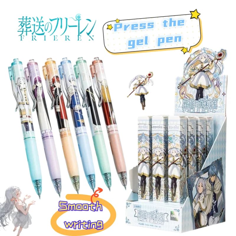 Frieren: Beyond Journey's End Frieren Press Neutral Blind Box Pen High Color Value Creative Personality Writing Smooth Black Pen